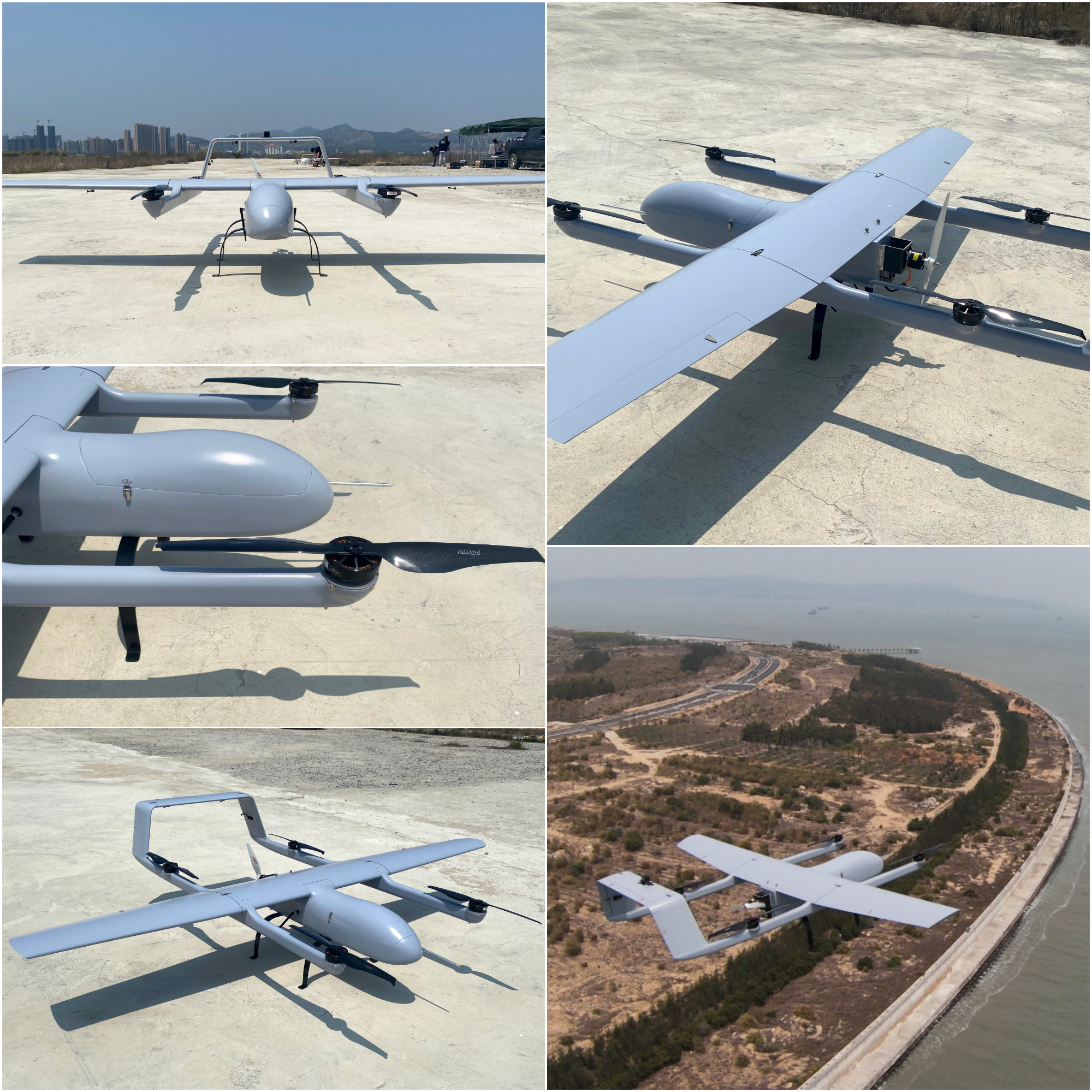 Mugin-2 Pro 2930MM H-Tail Full Carbon Fiber VTOL UAV Platform 